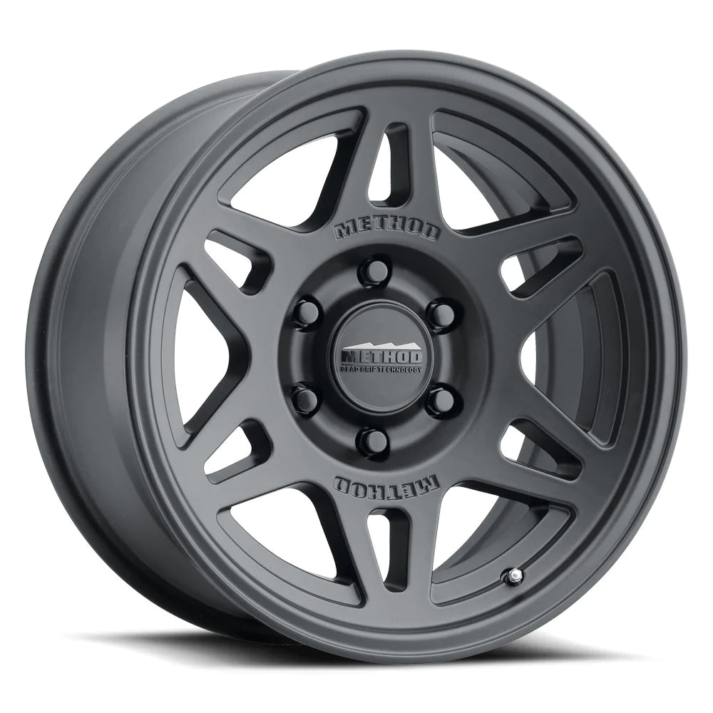 Method MR706 Bead Grip 18x9 18mm Offset 8x6.5 6.5mm Matte Black Wheel - GUMOTORSPORT