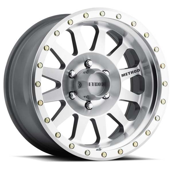 Method MR304 Double Standard 17x8.5 0mm Offset 6x5.5 108mm CB Machined/Clear Coat Wheel - GUMOTORSPORT