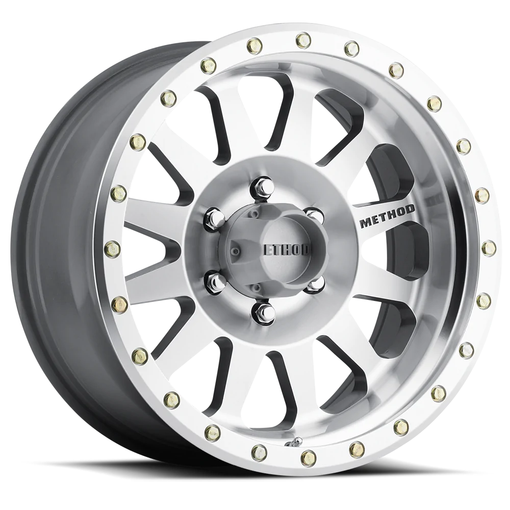 Method MR304 Double Standard 17x8.5 0mm Offset 5x5 94mm CB Machined/Clear Coat Wheel