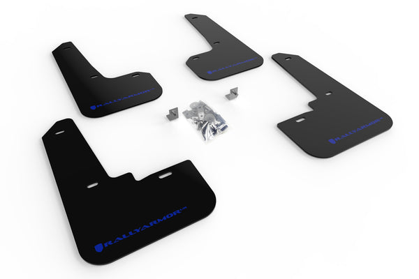 Rally Armor 2020 - 2022 Subaru Legacy Black UR Mud Flap w/ Blue Logo