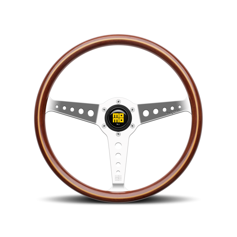 Momo California Wood Steering Wheel 360 mm - Mahogany Wood/Pol Spokes