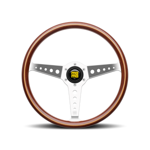 Momo California Wood Steering Wheel 360 mm - Mahogany Wood/Pol Spokes