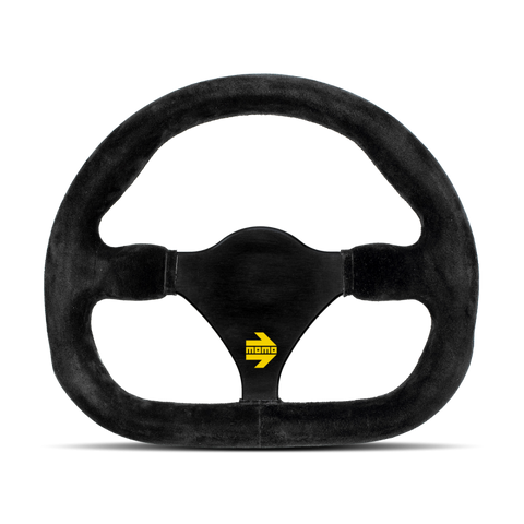 Momo MOD27 Steering Wheel 270 mm - Black Suede/Black Spokes