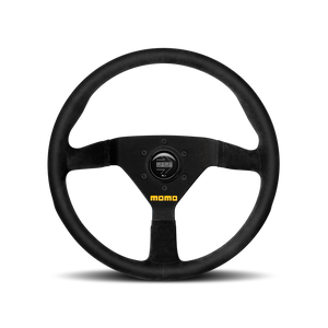 Momo MOD78 Steering Wheel 350 mm - Black Leather/Black Spokes