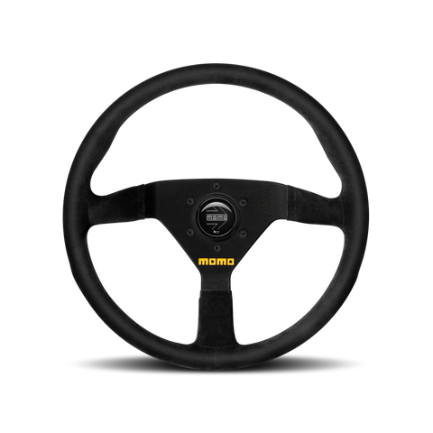 Momo MOD78 Steering Wheel 320 mm - Black Suede/Black Spokes