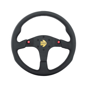 Momo MOD80 Steering Wheel 350 mm - Black Leather/Black Spokes