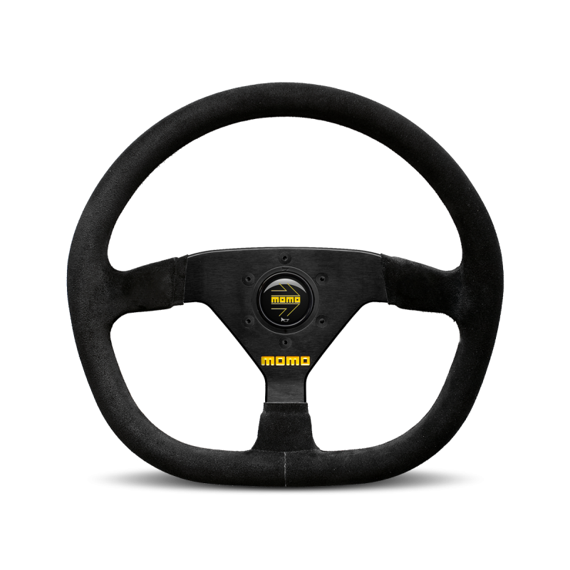 Momo MOD88 Steering Wheel 320 mm - Black Suede/Black Spokes