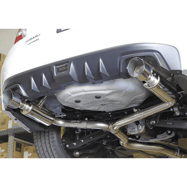 MXP Cat Back Exhaust Dual Single Tip - Subaru WRX / STI 2015-2021 - GUMOTORSPORT