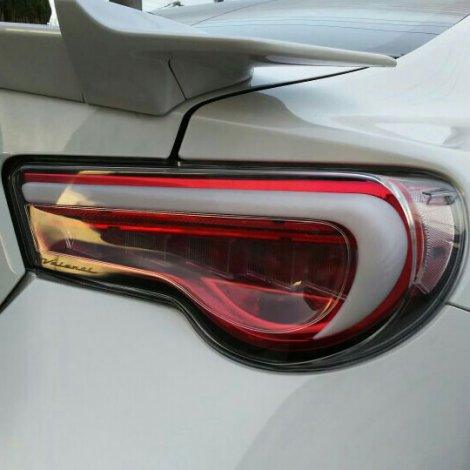 Valenti Jewel V3 REVO Tail Lights w/ Clear Lens Red Chrome Housing Scion FRS Subaru BRZ Toyota 86 - GUMOTORSPORT
