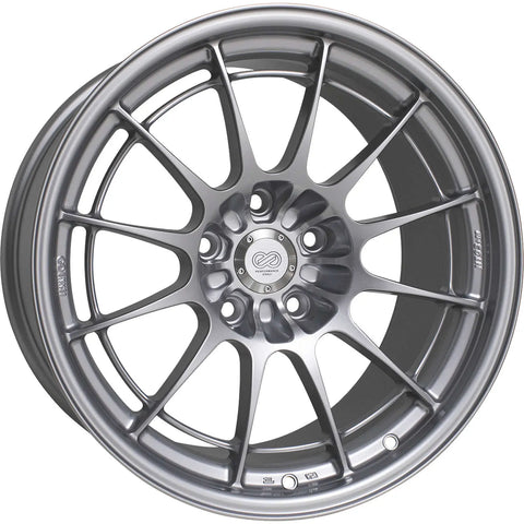 Enkei NT03+M 18x7.5 5x114.3 42mm Offset 72.6mm Bore Hyper Silver Wheel - GUMOTORSPORT