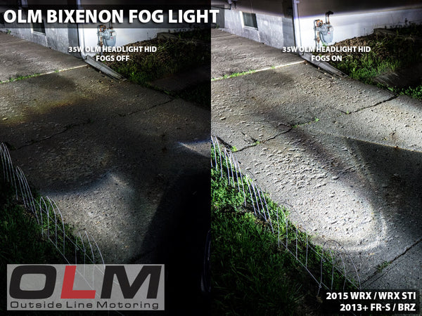 OLM Low / High Beam Projector Fog Lights - Subaru Models (inc. WRX / STI 2015+ / BRZ 2013+) - GUMOTORSPORT