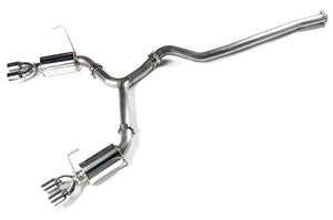 ETS Cat-Back Exhaust System w/Muffler Non-Resonated Polished Tips - Subaru WRX 2022+ - GUMOTORSPORT