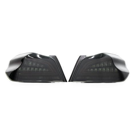 OLM Spec CR Sequential Tail Lights Smoked Lens / Black Base - Subaru WRX / STI 2015+ - GUMOTORSPORT
