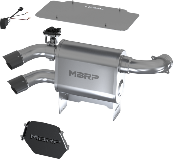 MBRP Dual-Out Active Exhaust 2017-2022 Can-Am Maverick X3 Turbo/Turbo R/Turbo RR