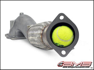 AMS Performance 08-15 Mitsubishi EVO X Widemouth Downpipe w/Turbo Outlet Pipe - GUMOTORSPORT