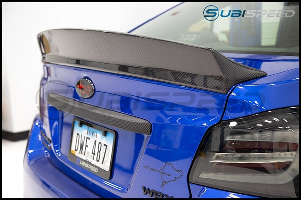 OLM Carbon Fiber Two Point Zero Duckbill Spoiler - Subaru WRX / STI 2015 - 2020 - GUMOTORSPORT