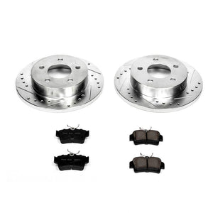 Power Stop 1994 - 2004 Ford Mustang Rear Z23 Evolution Sport Brake Kit - GUMOTORSPORT