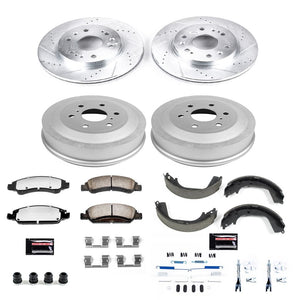 Power Stop 2009 - 2013 Chevrolet Silverado / Sierra 1500 Front & Rear Z36 Truck & Tow Brake Kit