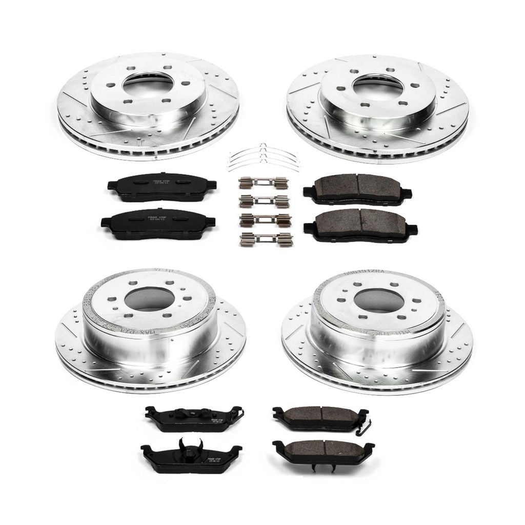 Power Stop 2004 - 2008 Ford F-150 Front & Rear Z23 Evolution Sport Brake Kit