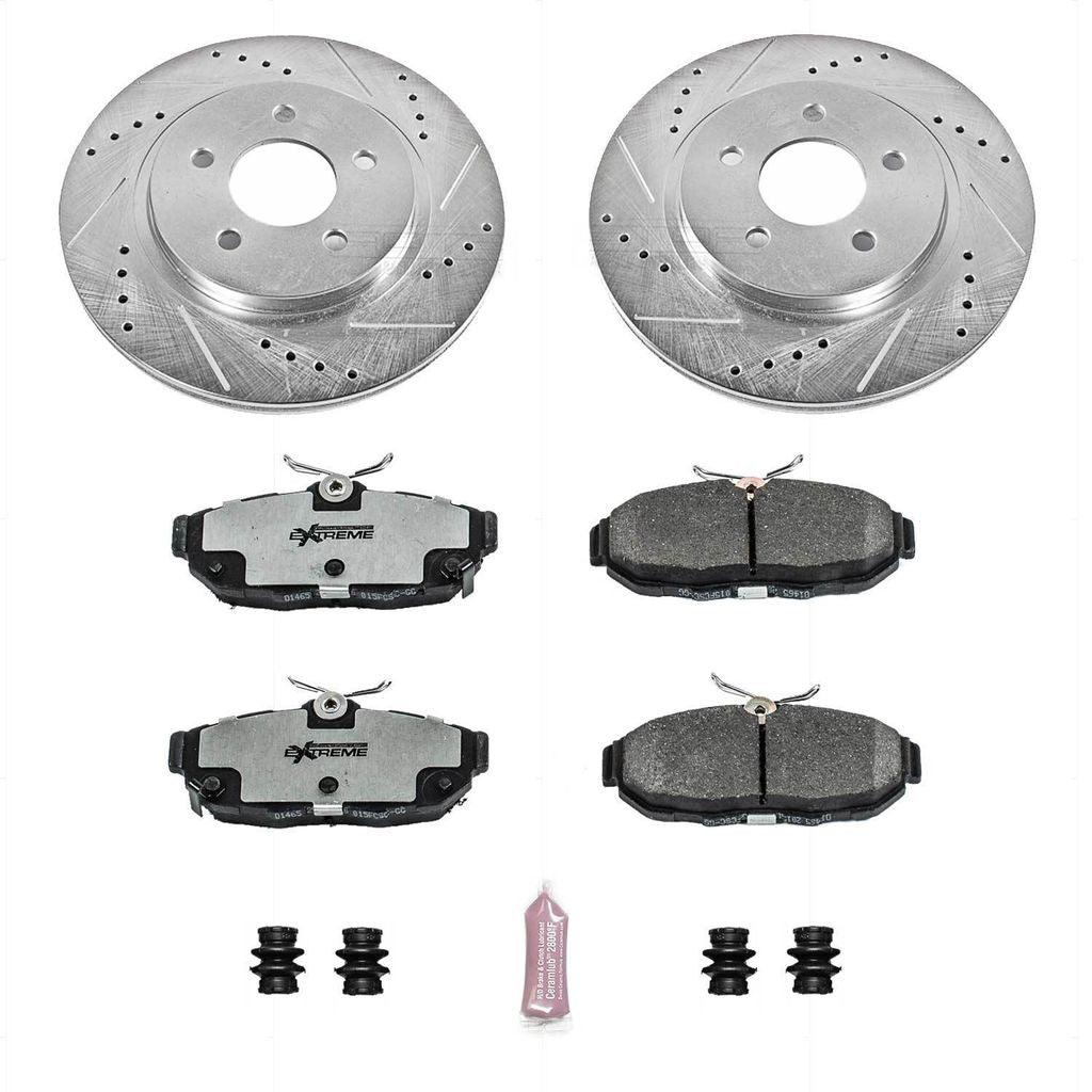 Power Stop 2011 - 2014 Ford Mustang Rear Z26 Street Warrior Brake Kit - GUMOTORSPORT