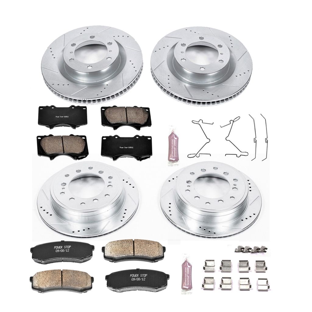 Power Stop 2010 - 2022 Lexus GX460 / Toyota 4Runner Front & Rear Z23 Evolution Sport Brake Kit