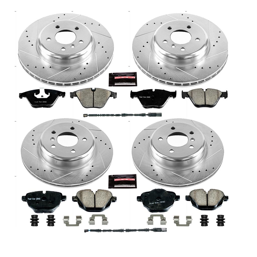 Power Stop 2011 - 2016 BMW 535i / 535d Front & Rear Z23 Evolution Sport Brake Kit