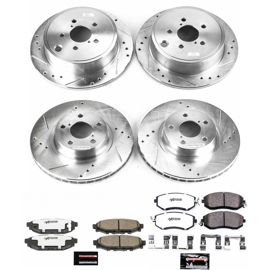 Power Stop 2013 - 2016 Subaru BRZ / FR-S Front & Rear Z26 Street Warrior Brake Kit