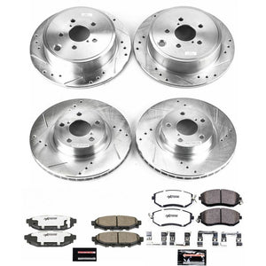 Power Stop 2013 - 2016 Subaru BRZ / FR-S Front & Rear Z26 Street Warrior Brake Kit