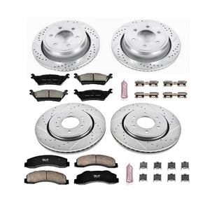 Power Stop 2012 - 2018 Ford F-150 Front & Rear Z23 Evolution Sport Brake Kit