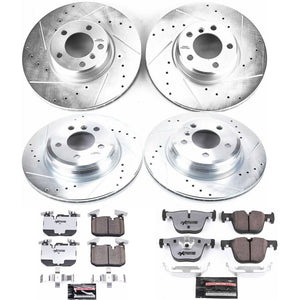 Power Stop 2016 - 2020 BMW 3 series / 4 series  Front & Rear Z26 Street Warrior Brake Kit