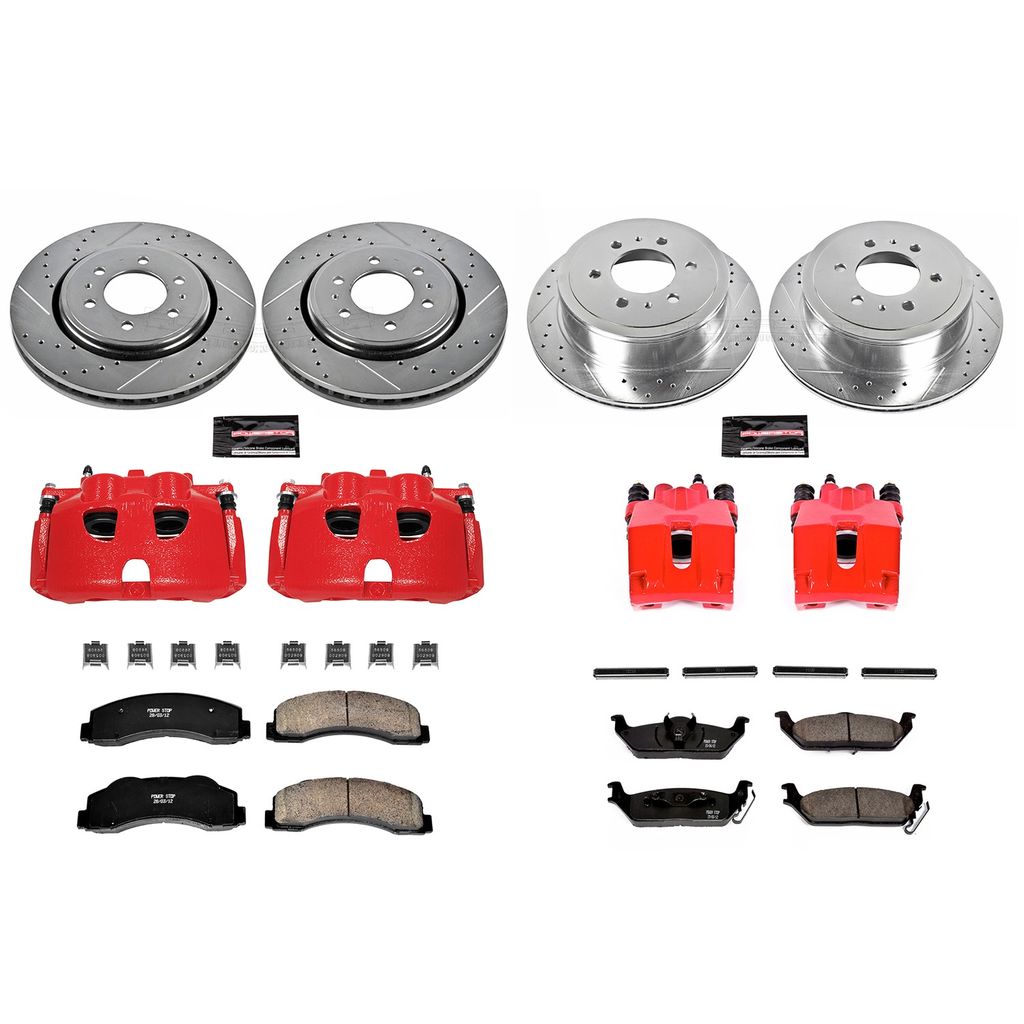 Power Stop 2010 - 2011 Ford F-150 Front & Rear Z23 Evolution Sport Brake Kit w/Calipers