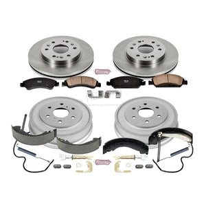 Power Stop 2007 - 2008 Chevrolet Silverado 1500 / Sierra 1500 Front & Rear Autospecialty Brake Kit