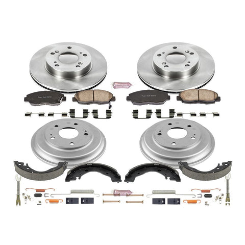 Power Stop 2006 - 2011 Honda Civic Coupe Front & Rear Autospecialty Brake Kit
