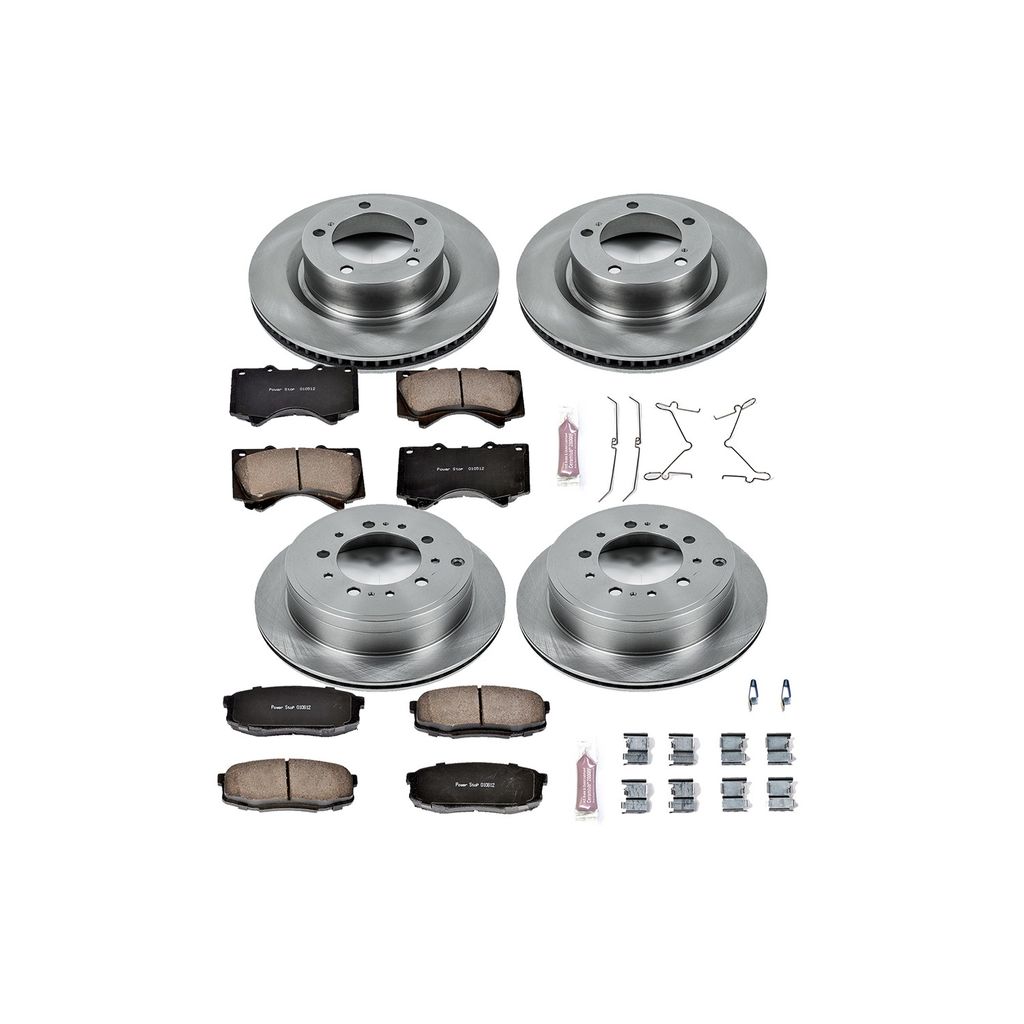 Power Stop 2016 - 2021 Lexus LX570 / Toyota Land Cruiser / Sequoia / Tundra  Front & Rear Autospecialty Brake Kit