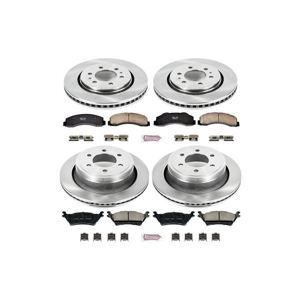 Power Stop 2012 - 2018 Ford F-150 Front & Rear Autospecialty Brake Kit