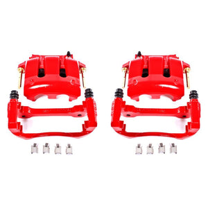 Power Stop 2005 -2014 Ford Mustang Front Red Calipers w/Brackets - Pair - GUMOTORSPORT