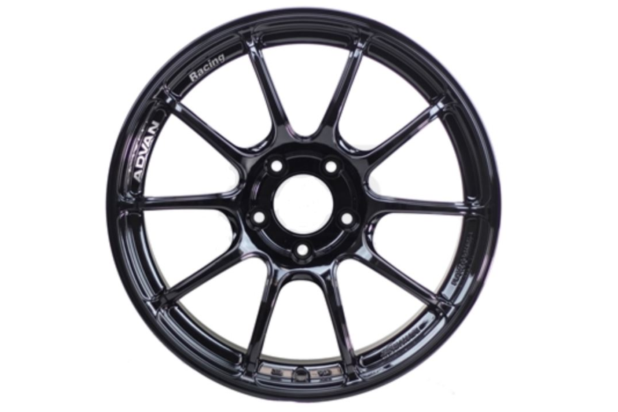 Advan RZII 18x9.5 +45 5x114.3 Gloss Black - GUMOTORSPORT