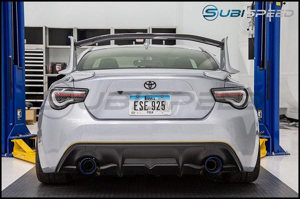 OLM Paint Matched NS Style Spoiler Steel Ice Silver Metallic 13+ FR-S BRZ - GUMOTORSPORT