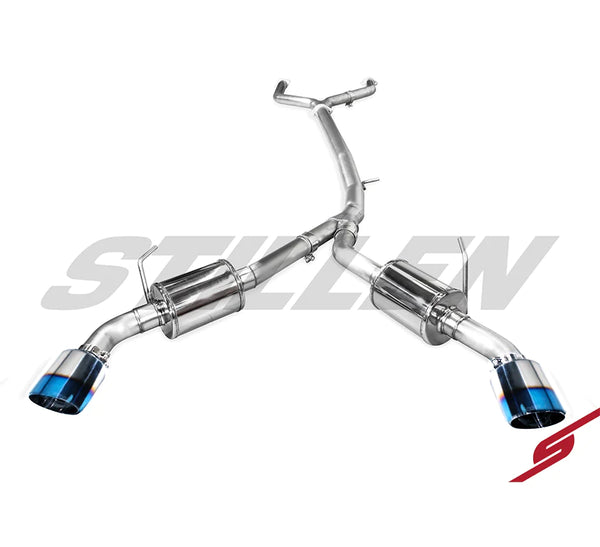 Stillen 2016-2021 Infiniti Q50 [3.0t] Cat Back Exhaust w/ Burnt Tips - 504452