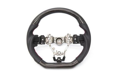 OLM Carbon Pro Leather Steering Wheel - Subaru WRX / STI 2015+ - GUMOTORSPORT