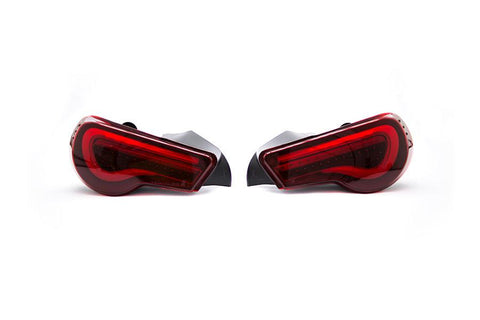 OLM VL Style Sequential Tail Lights Red Edition - Scion FR-S 2013-2016 / Subaru BRZ 2013+ / Toyota 86 2017+ - GUMOTORSPORT