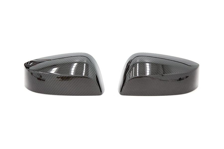 OLM S-line Dry Carbon Fiber Mirror Cover Without Turn Signal Hole  - Subaru WRX / STI 2015+ - GUMOTORSPORT