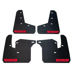 Rek Gen Performance Rally Mud Flaps w/ Red Logo - Subaru WRX / STI 2015+ - GUMOTORSPORT