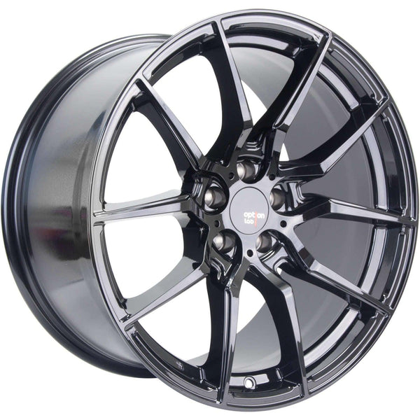 Option Lab Wheels R716 18x9.5 35 5x100 Gotham Black - GUMOTORSPORT