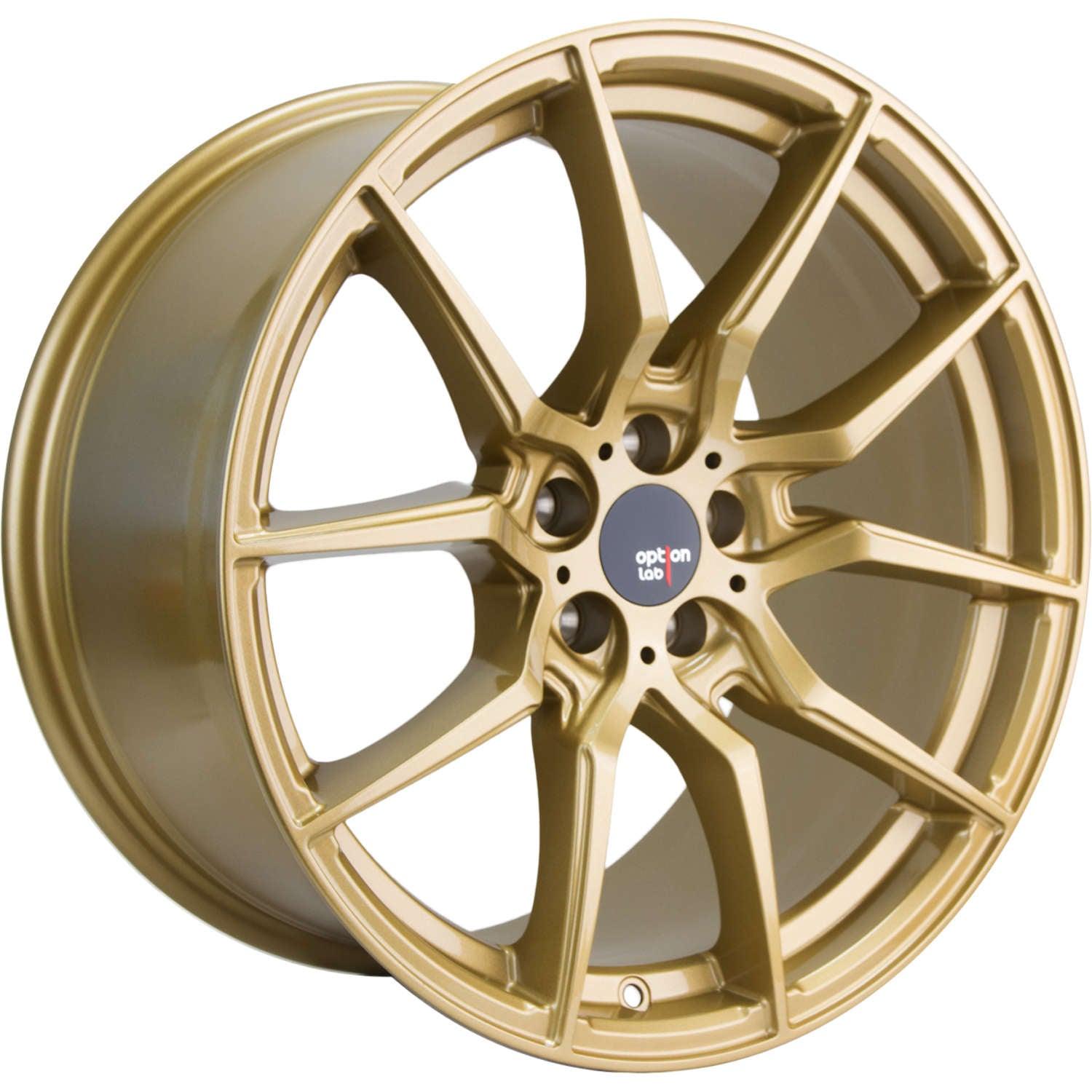 Option Lab Wheels R716 18x9.5 +35 5x100 Top Secret Gold - GUMOTORSPORT