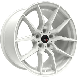 Option Lab Wheels R716 18x9.5 +35 5x114.3 Onyx White - GUMOTORSPORT