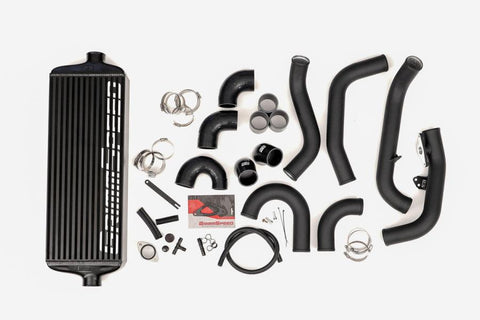 GrimmSpeed Front Mount Intercooler Kit Black Core w/ Black Piping - Subaru STI 2015 - 2020 - GUMOTORSPORT
