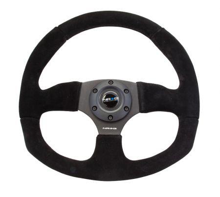 NRG Suede Leather Universal Steering Universal Wheel (RST-009S) - GUMOTORSPORT