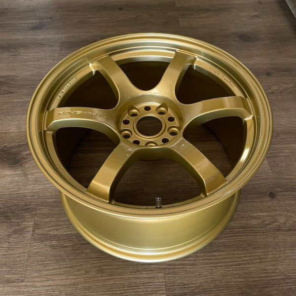 Gram Lights 57DR 18x9.5 +38 5x114.3 E8 Gold Wheel