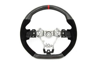 FactionFab Steering Wheel Carbon and Suede - Subaru WRX / STI 2008 - 2014 - GUMOTORSPORT